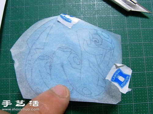 利用橡皮擦DIY制作卡通圖案橡皮圖章 -  itrip.net.cn