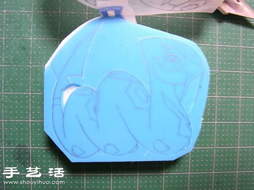 利用橡皮擦DIY制作卡通圖案橡皮圖章 -  itrip.net.cn