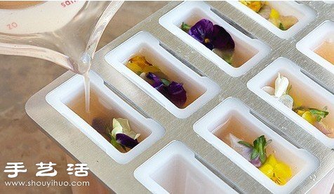 DIY好看又好吃的鮮花冰棍方法教程 -  itrip.net.cn
