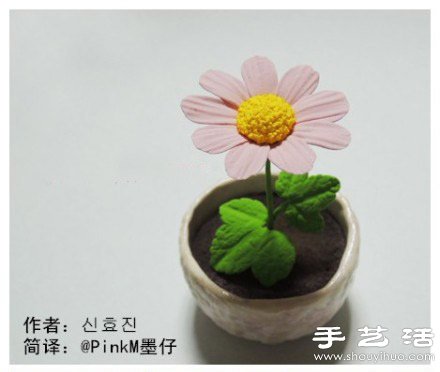 超輕粘土DIY手工制作向日葵盆栽擺件 -  itrip.net.cn