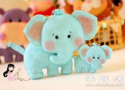 不織布制作的超萌布藝玩具 -  itrip.net.cn
