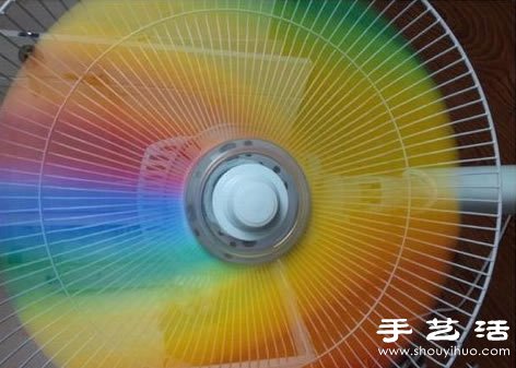 DIY漂亮的彩虹風(fēng)扇 -  itrip.net.cn