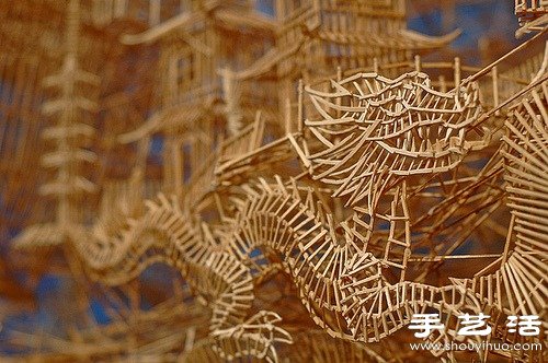 35年10萬根牙簽純手工制作舊金山街景模型 -  itrip.net.cn