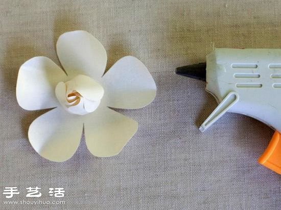 卡紙手工制作梔子花手工花圖解教程 -  itrip.net.cn