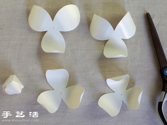 卡紙手工制作梔子花手工花圖解教程 -  itrip.net.cn