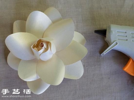 卡紙手工制作梔子花手工花圖解教程 -  itrip.net.cn