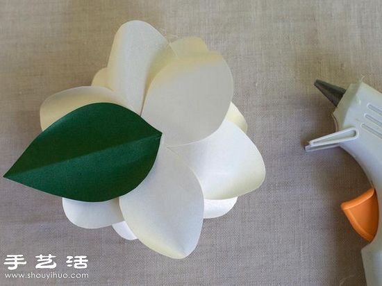 卡紙手工制作梔子花手工花圖解教程 -  itrip.net.cn