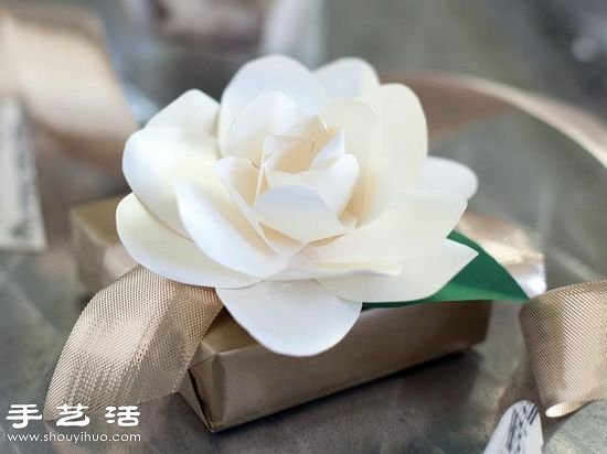 卡紙手工制作梔子花手工花圖解教程 -  itrip.net.cn