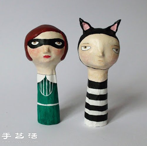 阿根廷陶土藝術(shù)家的各色小人手工藝品 -  itrip.net.cn