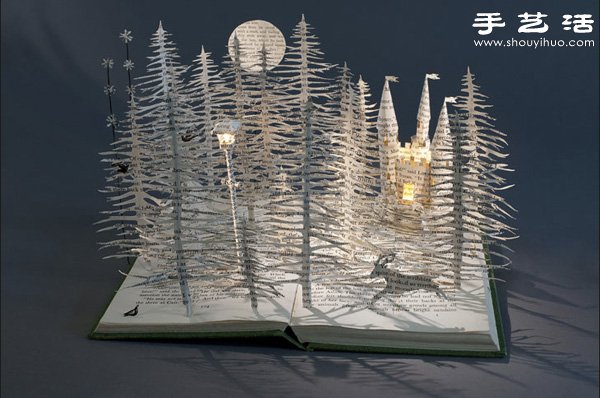 精致細(xì)膩的書(shū)本紙雕作品欣賞 -  itrip.net.cn