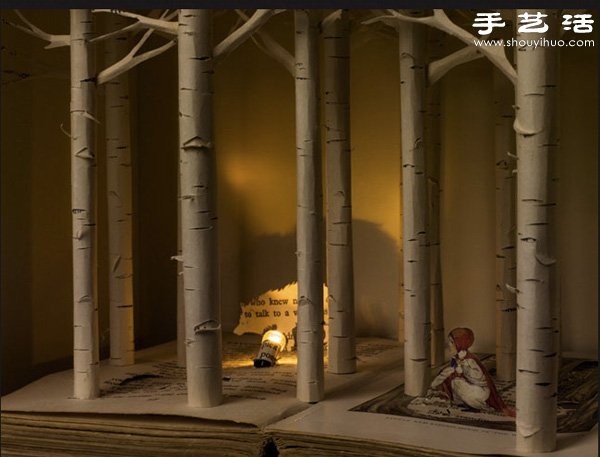 精致細(xì)膩的書(shū)本紙雕作品欣賞 -  itrip.net.cn