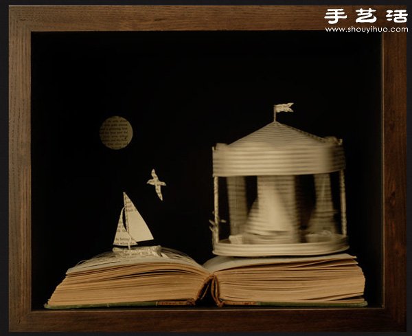 精致細(xì)膩的書(shū)本紙雕作品欣賞 -  itrip.net.cn