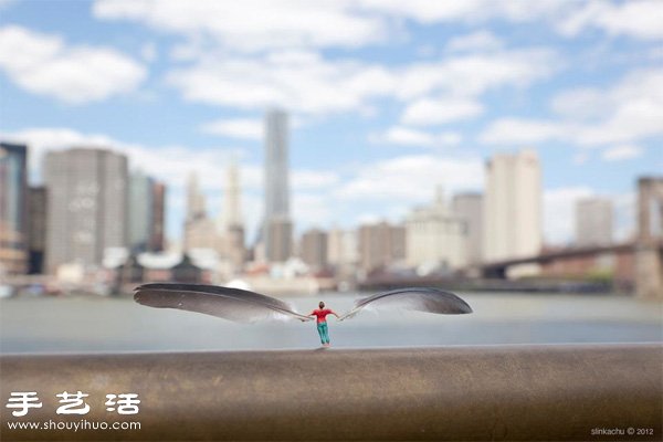 Slinkachu的小小人模型街頭涂鴉藝術(shù) -  itrip.net.cn