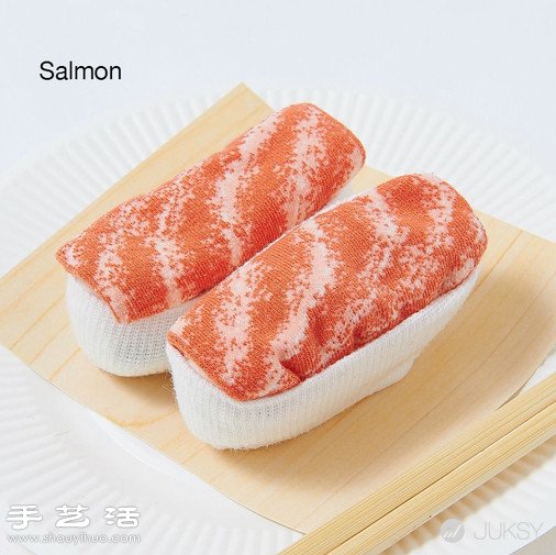 日本人發(fā)明的創(chuàng)意生魚片壽司襪子 -  itrip.net.cn
