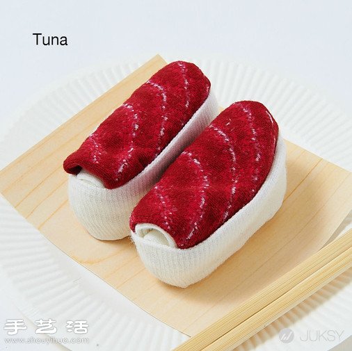 日本人發(fā)明的創(chuàng)意生魚片壽司襪子 -  itrip.net.cn