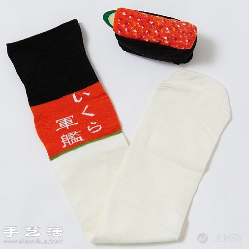 日本人發(fā)明的創(chuàng)意生魚片壽司襪子 -  itrip.net.cn