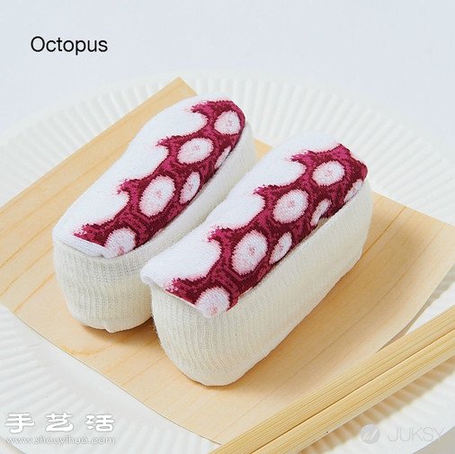 日本人發(fā)明的創(chuàng)意生魚片壽司襪子 -  itrip.net.cn