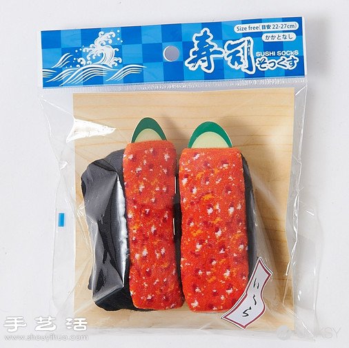 日本人發(fā)明的創(chuàng)意生魚片壽司襪子 -  itrip.net.cn