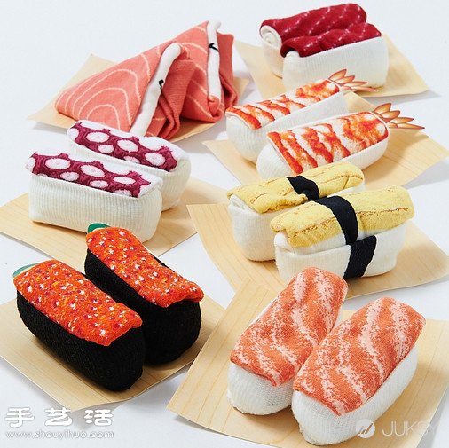 日本人發(fā)明的創(chuàng)意生魚片壽司襪子 -  itrip.net.cn