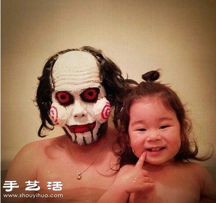 父女親子照，這個老爸實在太拼了！ -  itrip.net.cn