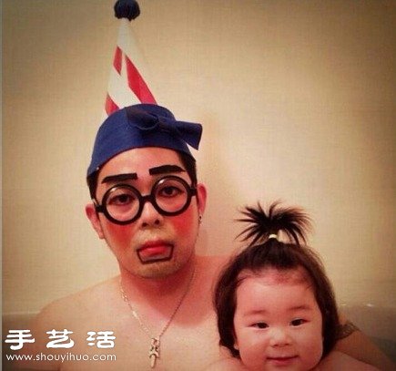父女親子照，這個老爸實在太拼了！ -  itrip.net.cn