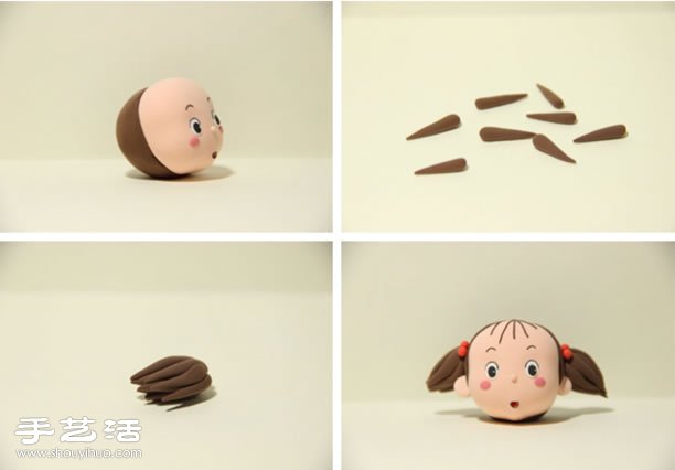 龍貓草壁米小梅女生公仔軟陶粘土手工制作 -  itrip.net.cn