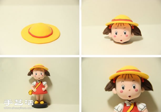 龍貓草壁米小梅女生公仔軟陶粘土手工制作 -  itrip.net.cn