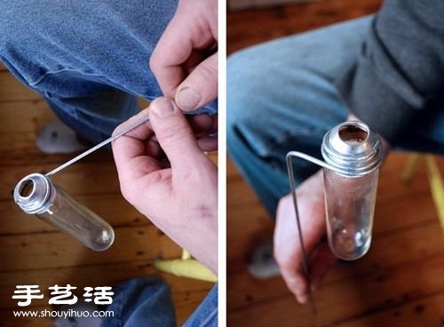 燈泡+鐵絲 廢物利用制作藝術(shù)范兒花瓶 -  itrip.net.cn