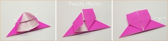 新穎的心形書簽/折紙書簽手工制作圖解教程 -  itrip.net.cn