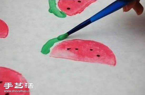 自制西瓜圖案包裝紙 土豆創(chuàng)意DIY包裝紙 -  itrip.net.cn
