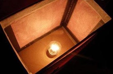 廢舊紙箱廢物利用手工制作漂亮臺(tái)燈圖解教程 -  itrip.net.cn