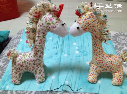 布藝小馬玩具手工制作圖解教程 -  itrip.net.cn