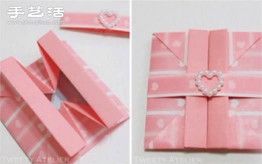 折紙結(jié)婚請(qǐng)柬 結(jié)婚請(qǐng)柬的折法教程 -  itrip.net.cn