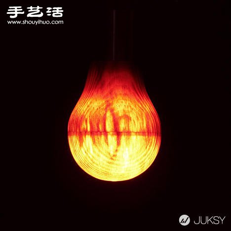 日本藝術(shù)家打造能透出燈光的超薄木頭燈泡 -  itrip.net.cn
