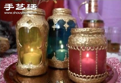 東亞特色玻璃燭臺手工制作圖解教程 -  itrip.net.cn