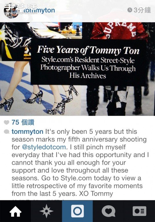Tommy Ton 時(shí)尚街拍生涯五周年精彩回顧 -  itrip.net.cn