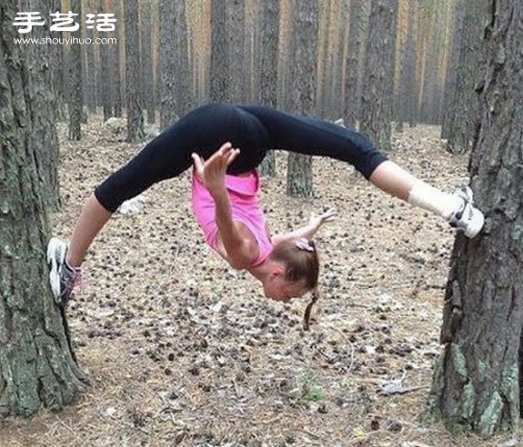 妹子的一字馬絕技真是屌炸天?。?-  itrip.net.cn