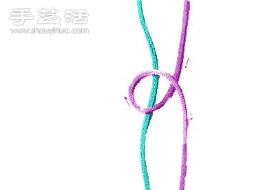 雙線紐扣結(jié)的編法圖解 -  itrip.net.cn