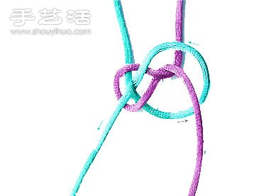 雙線紐扣結(jié)的編法圖解 -  itrip.net.cn