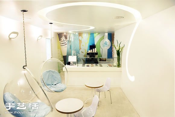 清爽可愛的以色列優(yōu)格店鋪裝修設(shè)計 -  itrip.net.cn