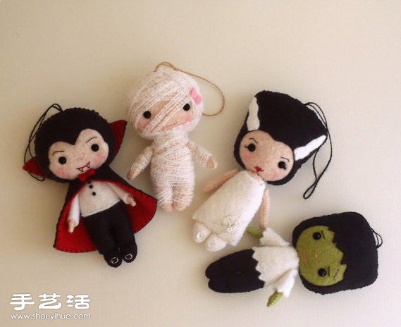 很可愛的手工不織布娃娃作品欣賞 -  itrip.net.cn