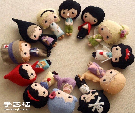 很可愛的手工不織布娃娃作品欣賞 -  itrip.net.cn