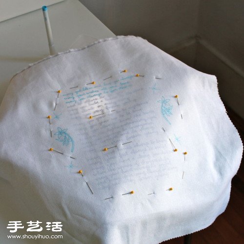 簡(jiǎn)單英文文字詩(shī)句手工刺繡圖解教程 -  itrip.net.cn