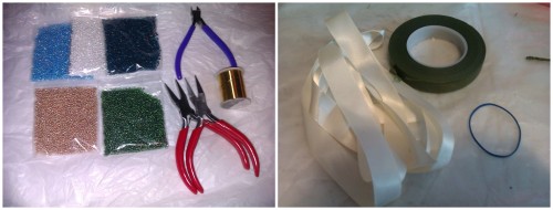 串珠玫瑰花手捧花手工制作圖解教程 -  itrip.net.cn