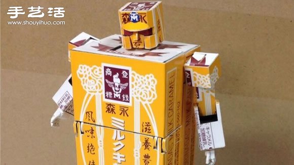 紙盒子手工制作可以變形的擎天柱模型玩具 -  itrip.net.cn