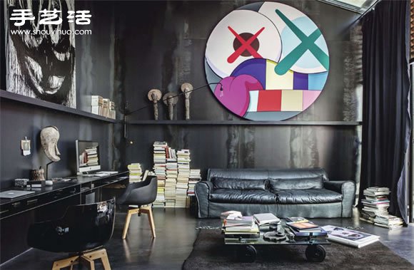 巴黎郊區(qū)鋼鐵廠改造的超大空間別墅裝修設(shè)計 -  itrip.net.cn