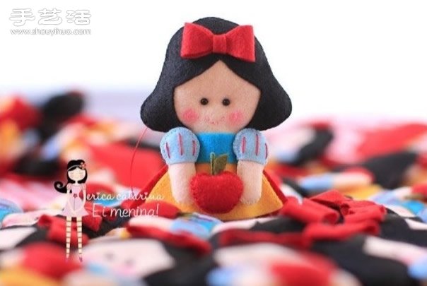 布藝女生娃娃玩偶手工制作帶圖紙 -  itrip.net.cn
