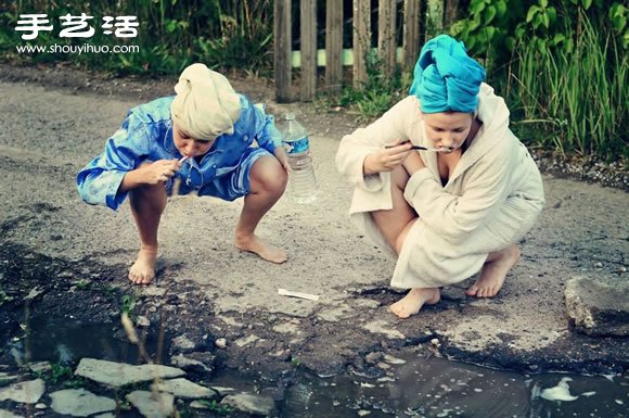 惡搞DIY政府看不到的馬路”坑洞” -  itrip.net.cn