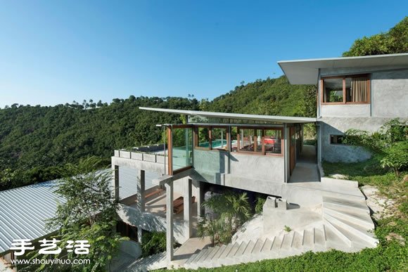 泰國(guó)蘇美島擁抱自然的開放式度假屋設(shè)計(jì) -  itrip.net.cn