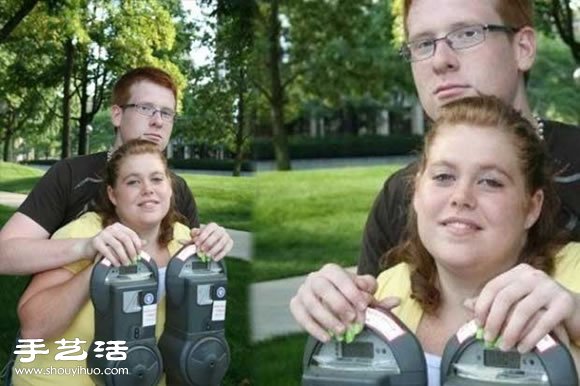 超惡搞的創(chuàng)意婚紗照情侶照，雷死啦！ -  itrip.net.cn